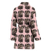 Maine Coon Cat Pattern Print Women's Bath Robe-Free Shipping