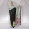 Papillon dog Print Hooded Blanket-Free Shipping