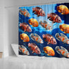 Oscar Fish Print Shower Curtains-Free Shipping