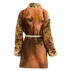 Vizsla Dog Print Women's Bath Robe-Free Shipping