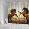 Wild Horse Art Print Shower Curtain-Free Shipping