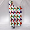 Great Dane Dog Pattern Print Hooded Blanket-Free Shipping