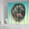 Caucasian Shepherd Dog Print Shower Curtain-Free Shipping