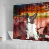 Cardigan Welsh Corgi Print Shower Curtains-Free Shipping