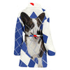 Cute Cardigan welsh corgi Dog Print Women's Bath Robe-Free Shipping