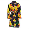 Sun Conure Parrot Print Men's Bath Robe-Free Shipping
