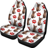 Burmese Cat With Red Paws Print Car Seat Covers-Free Shipping