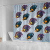 Acanthurus Achilles Fish Print Shower Curtains-Free Shipping
