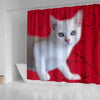 Burmilla Cat Print Shower Curtain-Free Shipping
