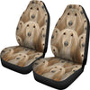 Afghan Hound Dog In Lots Print Car Seat Covers-Free Shipping
