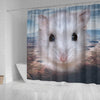 Cute Campbell's Dwarf Hamster Print Shower Curtains-Free Shipping