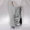 Yorkie with Love Print Hooded Blanket-Free Shipping