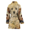 Yorkshire Terrier Print Women's Bath Robe-Free Shipping
