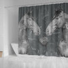 Thoroughbred Horse Print Shower Curtain-Free Shipping