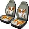 Cute Papillon Dog Print Car Seat Covers-Free Shipping