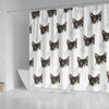 Cute Cats Print Shower Curtain-Free Shipping