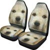 Golden Retriever Puppy Art Print Car Seat Covers-Free Shipping