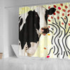 Holstein Friesian cattle (Cow) Print Shower Curtain-Free Shipping