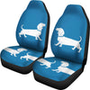 Cute Dachshund Dog Print Car Seat Covers- Free Shipping