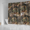 Maine Coon Cat Print Shower Curtain-Free Shipping