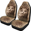 Cute British Shorthair Cat Print Car Seat Covers-Free Shipping