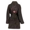 Bouvier des Flandres Dog Print Women's Bath Robe-Free Shipping