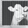 Brown Swiss cattle (Cow) Print Shower Curtain-Free Shipping