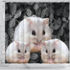 Cute Chinese Hamster Print Shower Curtains-Free Shipping
