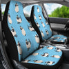 Siamese Cat On Skyblue Print Car Seat Covers-Free Shipping