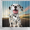 Lovely Dalmatian Print Shower Curtains-Free Shipping