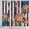 Bullmastiff Dog Print Shower Curtain-Free Shipping