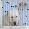 Amazing Central Asian Shepherd Dog Print Shower Curtain-Free Shipping