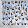 Cairn Terrier Print Shower Curtain-Free Shipping