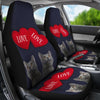 Russian Blue Cat Love Print Car Seat Covers-Free Shipping