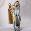 White Persian Cat Print Hooded Blanket-Free Shipping-Special Edition