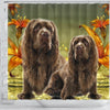 Sussex Spaniel Print Shower Curtains-Free Shipping