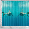 Shark Fish Print Shower Curtains-Free Shipping