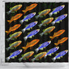 Slender Danios Fish Print Shower Curtains-Free Shipping