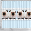 Himalayan guinea pig Print Shower Curtain-Free Shipping