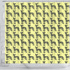 Chinese Crested Dog Pattern Print Shower Curtains-Free Shipping