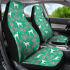 Irish Setter Dog Floral Print Car Seat Covers-Free Shipping