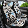Siberian Husky Eyes Print Car Seat Covers-Free Shipping