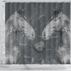 Thoroughbred Horse Print Shower Curtain-Free Shipping