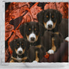 Entlebucher Mountain Dog Print Shower Curtains-Free Shipping