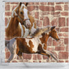 American Paint Horse Print Shower Curtains-Free Shipping