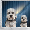 Dandie Dinmont Terrier Print Shower Curtains-Free Shipping