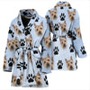Cairn Terrier Patterns Print Women's Bath Robe-Free Shipping