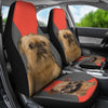 Brussels griffon Print Car Seat Covers- Free Shipping