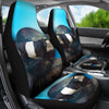 Amazing Belted Galloway Cattle (Cow) Print Car Seat Covers-Free Shipping