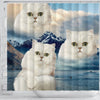 Lovely Persian Cat Shower Curtains-Free Shipping